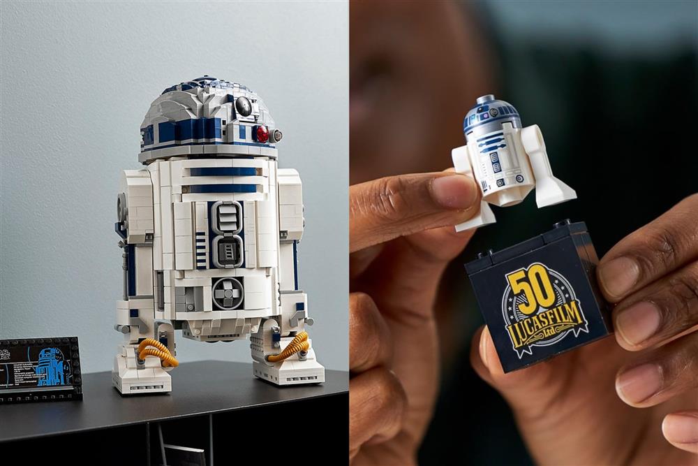 樂高LEGO全新升級《星際大戰》「R2-D2」模型！紀念盧卡斯影業50週年