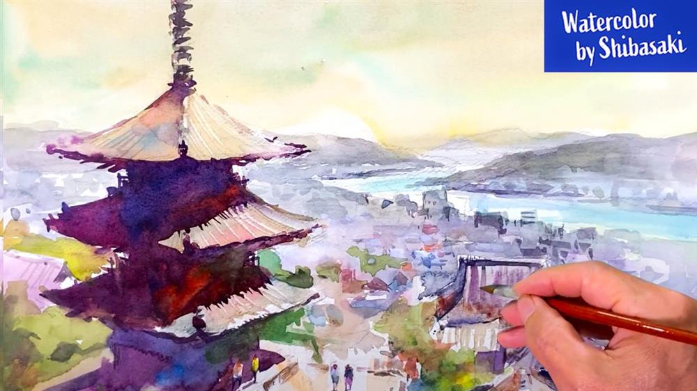 日本74歲水彩畫家YouTuber柴崎春通！擁百萬訂閱，以繪畫療癒人們的心靈